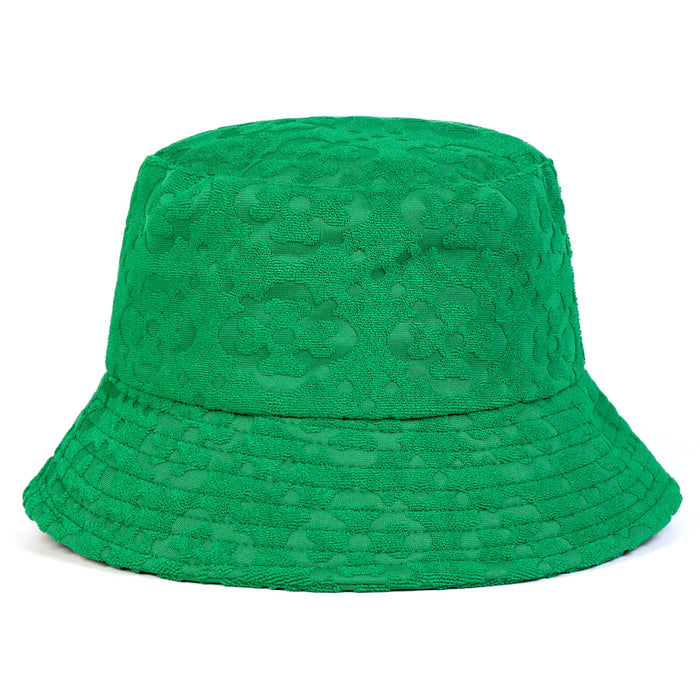 Custom Floral Print Bucket Hat For Outdoor Sun Protection