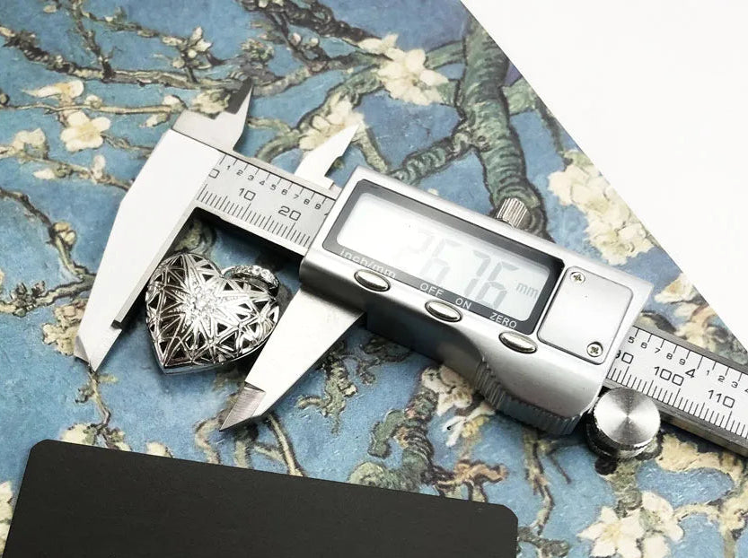 925 Sterling Silver Romantic Heart Locket Pendant New Jewelry For Women