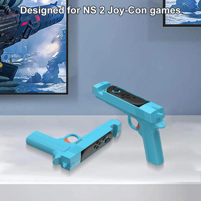 For Switch 2 Shooting Game Gun Controller Handle Shooting Game Gun Stock Grip Controller Gun Stock For Switch 2 Game Accessories