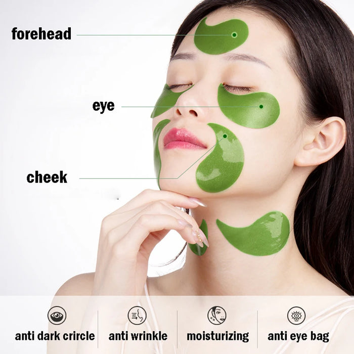 60 Piece Gold Crystal Eye Mask For Dark Circles & Bags