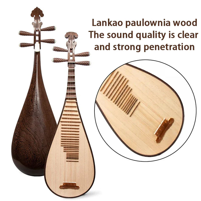 Traditional 102Cm Chinese Pipa For Beginners