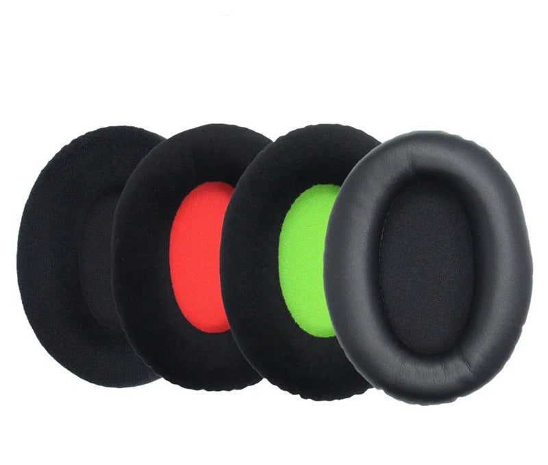 Pair of Sponge Protein Leather Ear Pads For Hyperx Cloud Ii Headphones