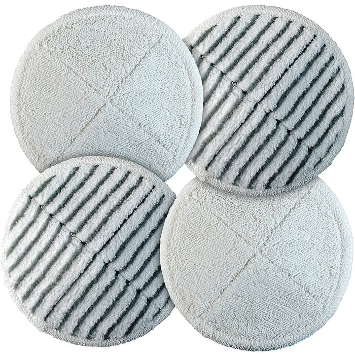 4 Pack s Deep Clean Spinwave Mop Pad For Bissell 2124 2039A Hard Floor Mop Cleaners 2 Soft + 2 Scrubby