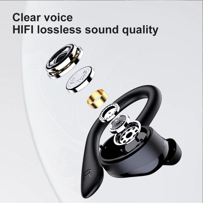 Q25 Wireless Earbuds Bluetooth 5.1 Headphones Noise Cancelling Hifi 9D Stereo Bass Earphone Headset With Microphone For Iphone