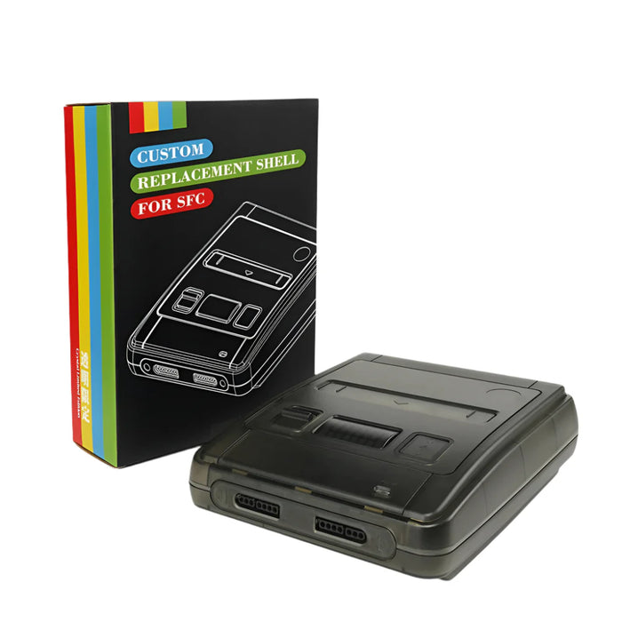 For Super Famicom Console Super Nes Sfc Replacement Case Transparent Box