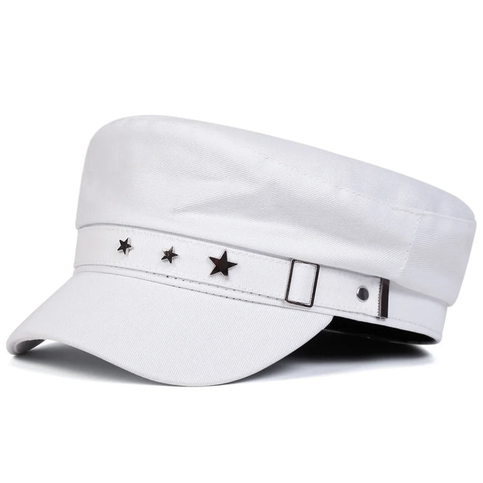 Stylish Unisex Military Hat For Outdoor Sports Five Pointed Star Design