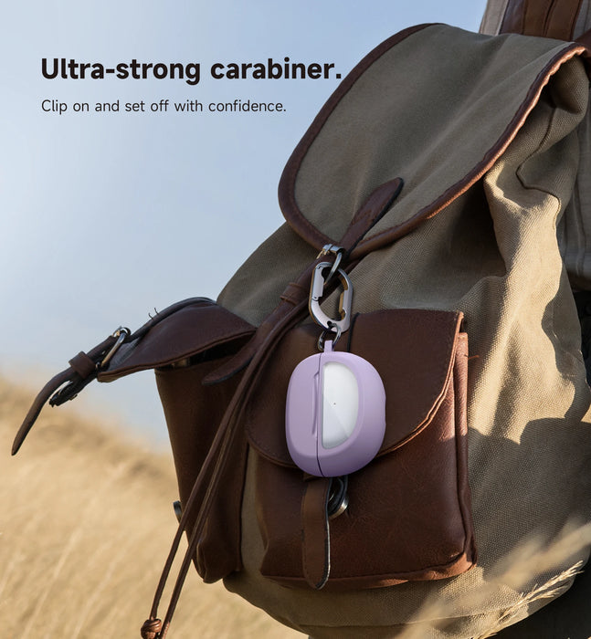 For Bose Ultra Open Slim Stylish Transparent Hard Pc Shock-Absorbing Protective Tpu Shockproof Case With Anti-Lost Keychain