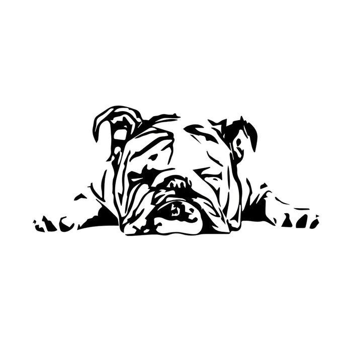 Adorable Puppy Silhouette Wall Stickers For Home Decor