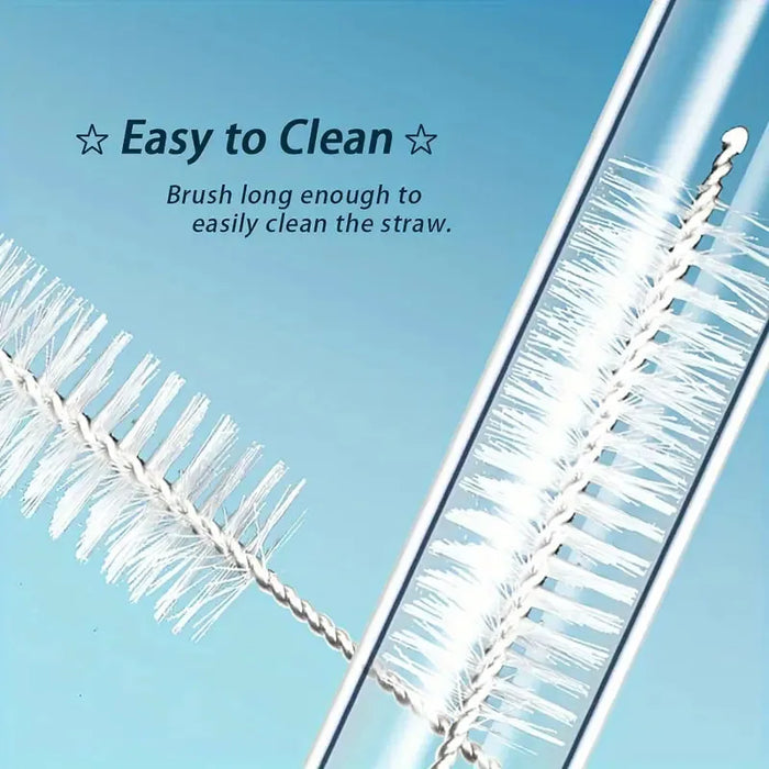 4 / 6 / 8 / 10 Piece Glass Straws Heat Resistant For Drinks