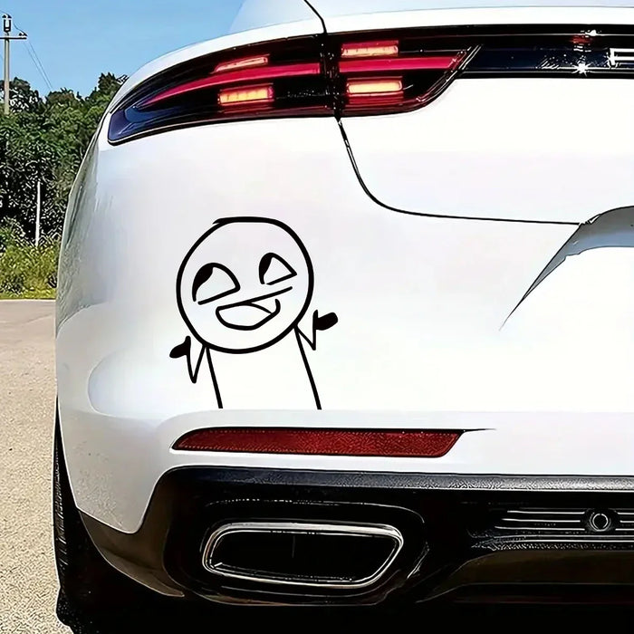 Emoji Stick Figure Wall Stickers For Kids Room Decor