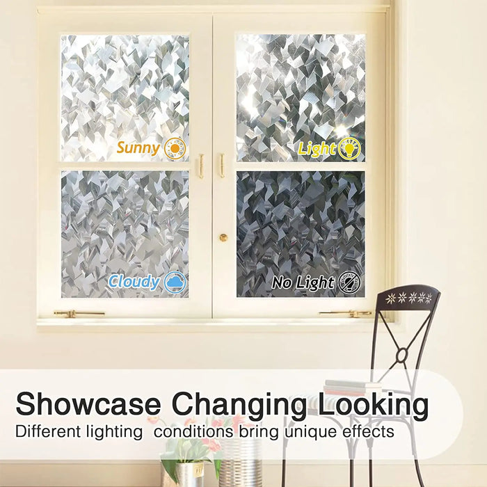 Stained Glass Window Film - Decorative Privacy Covering