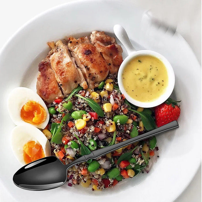 24 Piece Stainless Steel Cutlery Set For Christmas Dinner