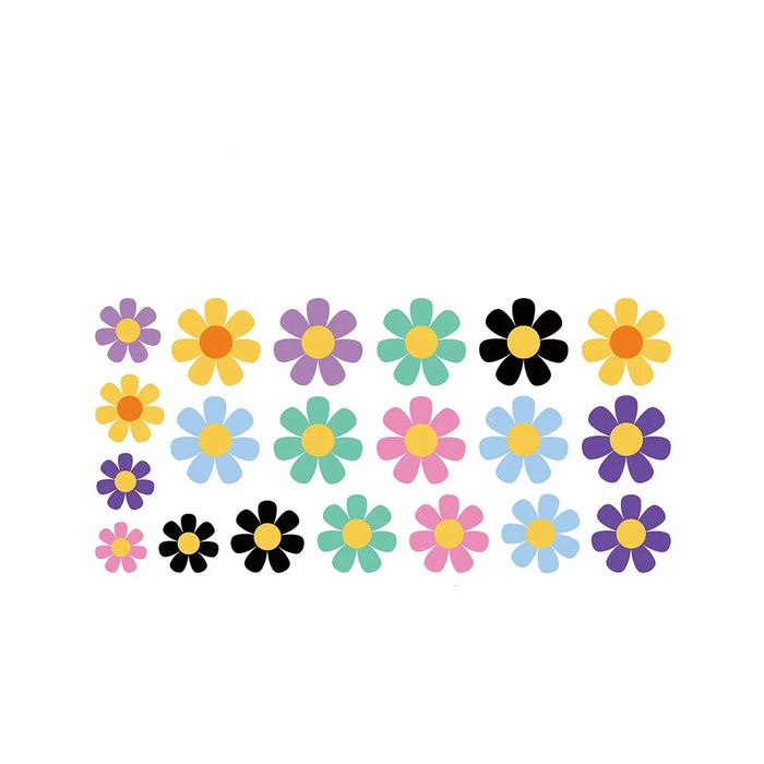 Colourful Flower Wall Stickers For Kids Room Decor