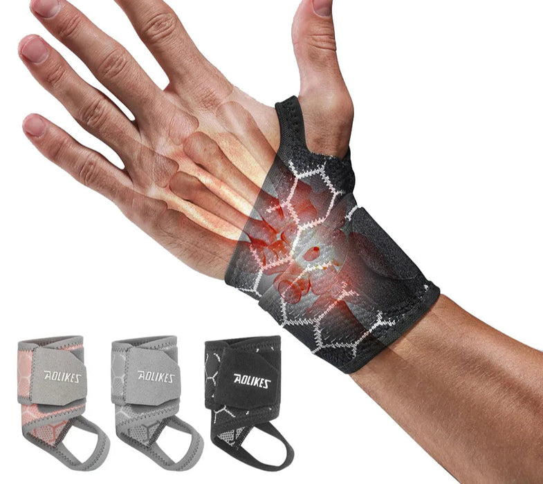 Adjustable Wrist Brace For Carpal Tunnel Relief Light Support For Left Or Right Hand