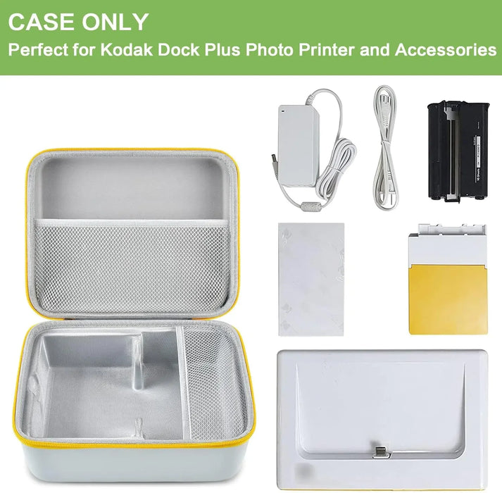 Kodak Dock Plus/Portable Printer Case 4X6 Po Paper/Charger Cord