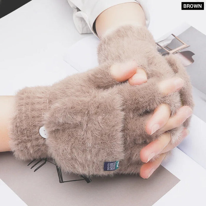 Fingerless Mittens For Winter Protection