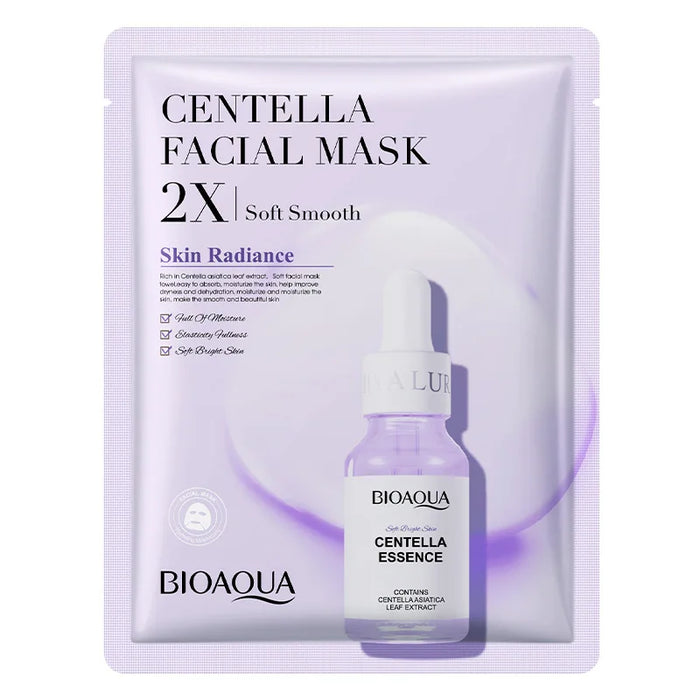 20 Piece Hydrating Centella Collagen Face Masks With Hyaluronic Acid For Refreshed Skin