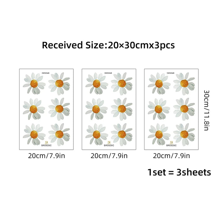 Waterproof Wall Stickers For Kids Room Decor 3Pc Set