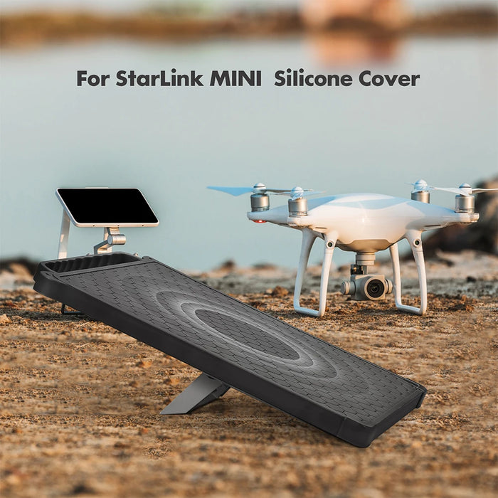 For Starlink Mini Case Silicone Protective Cover Anti-Slip Full Coverage Protective Case For Starlink Mini Satellite Dish Sleeve