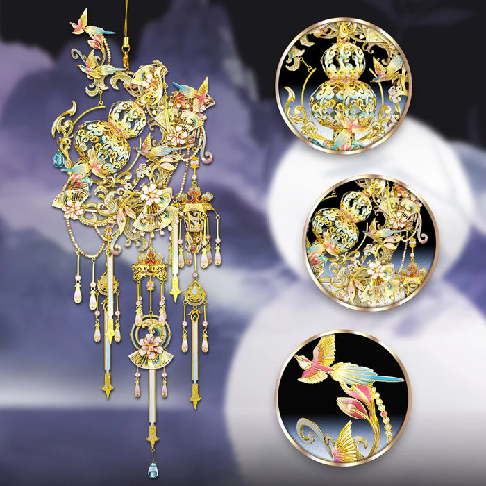 Diy 3D Metal Gourd Puzzle For Home Decor