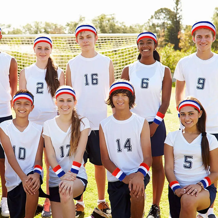 Men Sweat Band Set Ideal For Sports & Workouts