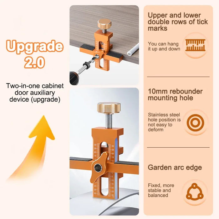 10Mm Doweling Drilling Guide For Aluminum Cabinet Door Installation