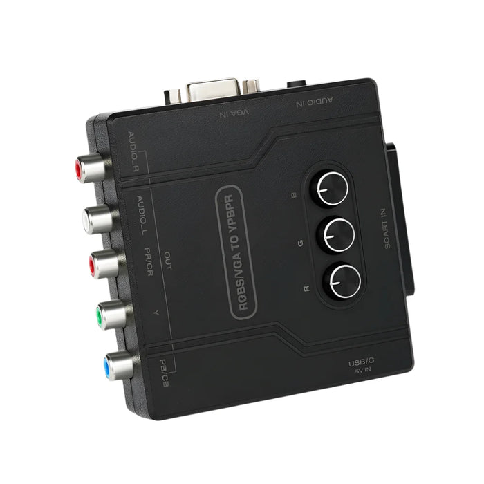For Retro Game Consoles Nintendo 64 Ps1 Ps2 Dreamcast Rgbs Vga To Ypbpr Component Converter Scart To Ypbpr Ycbcr
