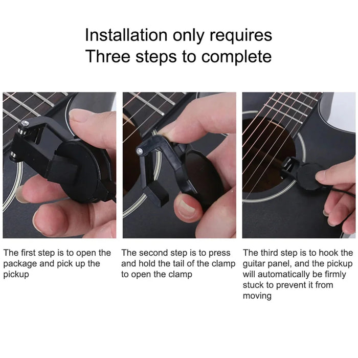 Clip On Acoustic Instrument Pickup 2.5M Length