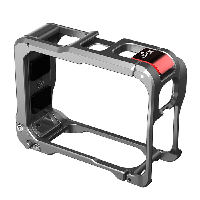 Aluminum Frame Cage For Insta360 Ace Pro / Insta360 Ace Pro 2 Camera Protective Frame Housing Cage Shell Quick Release Mount