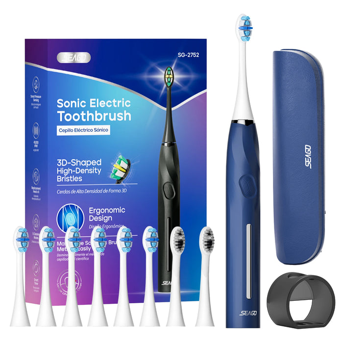 Touch Control Sonic Toothbrush Pressure Sensor With Travel Box