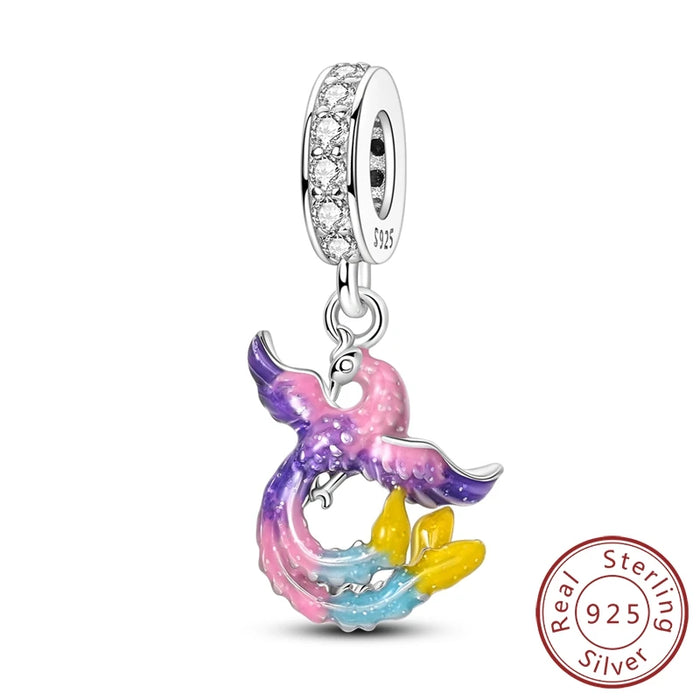 925 Sterling Silver Motorcycle Shoe Pendant Diy Jewelry For Women