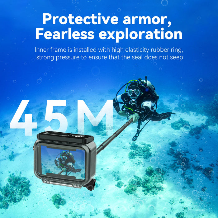 Waterproof Case For Dji Osmo Action Underwater Diving Housing Cover For 3 4 5Pro Action Camera Accessory