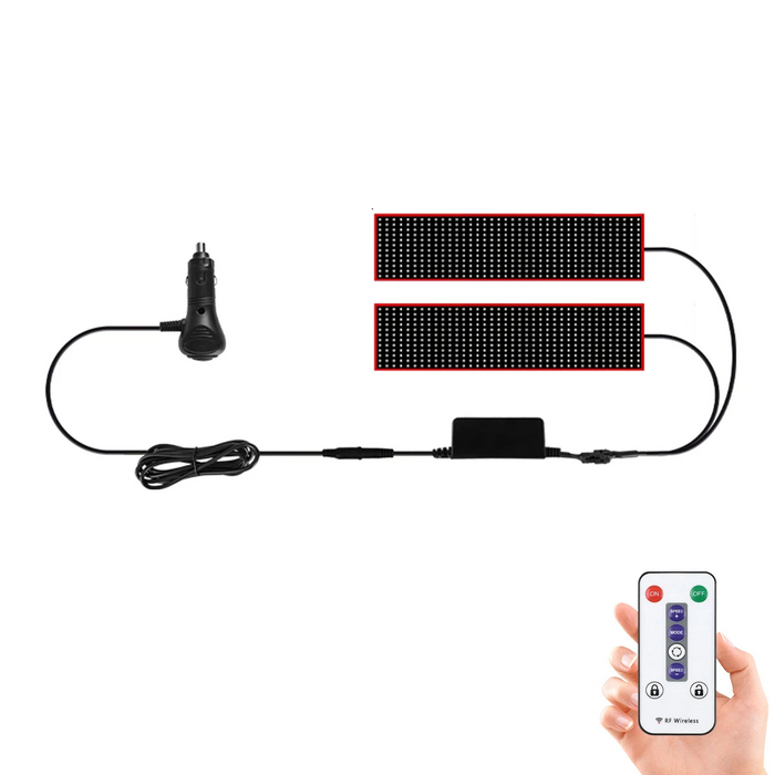 24V Led Matrix Panel For Remote Control Trucks Soft Foldable Design