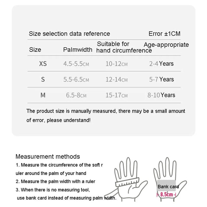 Child Cycling Gloves Half Finger Sports Gloves For Boys & Girls Fits Mountain Bikes & Skateboards Kids Bicycle Gloves