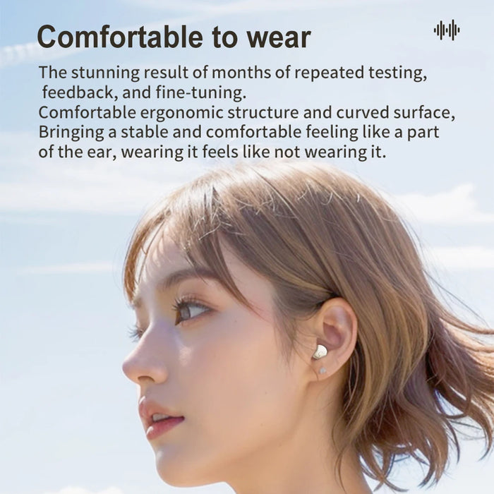 Bl18 Invisible Earphones Mini Headphones Wireless Heasets Hifi Stereo Noise Reduction Earbuds Sleep In-Ear Earbuds For Home Work