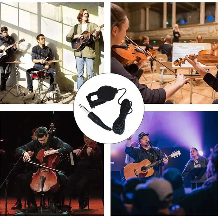 Clip On Acoustic Instrument Pickup 2.5M Length