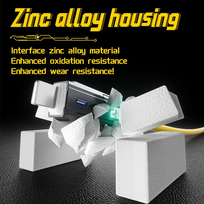 4 In 1 Led Display Charger Cable For Macbook / Phone