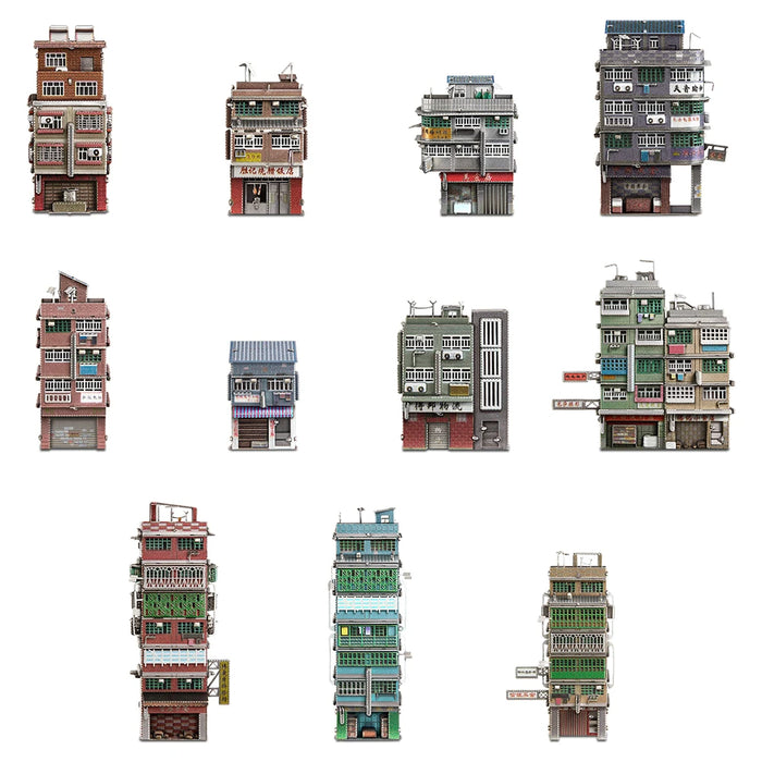 11 Piece 3D Metal Village Puzzles For Adults