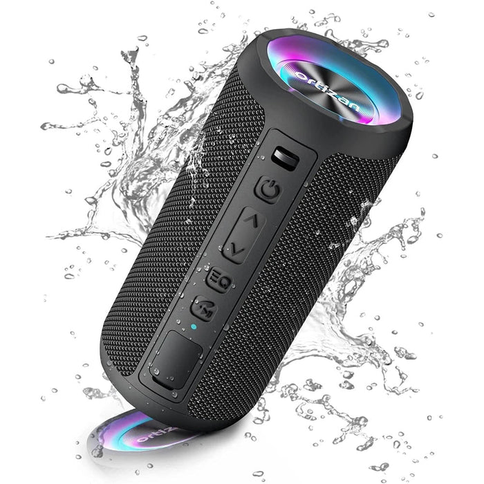 Portable Bluetooth Speaker 24W Ipx7 Waterproof Hifi Stereo 30H Playtime