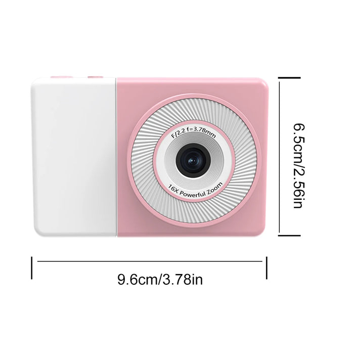 D6 Digital Camera Hd 1080P High-Definition Camera With Fill Light 48Mp Retro Ccd Camera 16 X Zoom Photography Selfie Camera