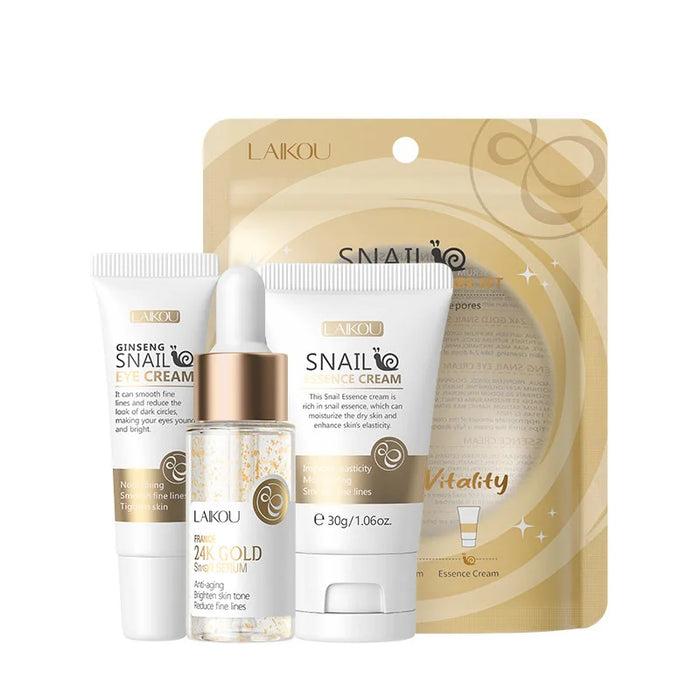 3 Piece Vitamin C & 24K Gold Skin Care Set