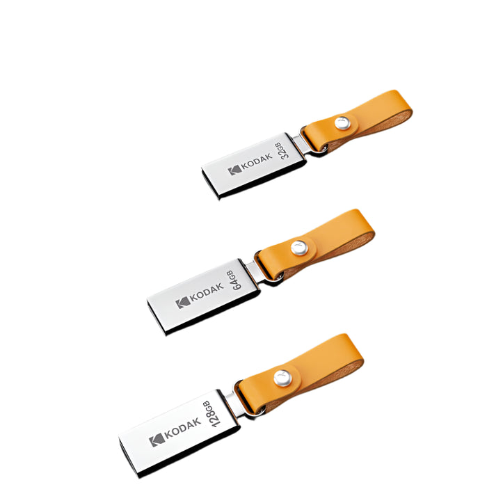 Kodak Usb2.0 Mini U Disk Memory Stick 128gb / 64gb / 32gb USB Storage Key For Pc Leather