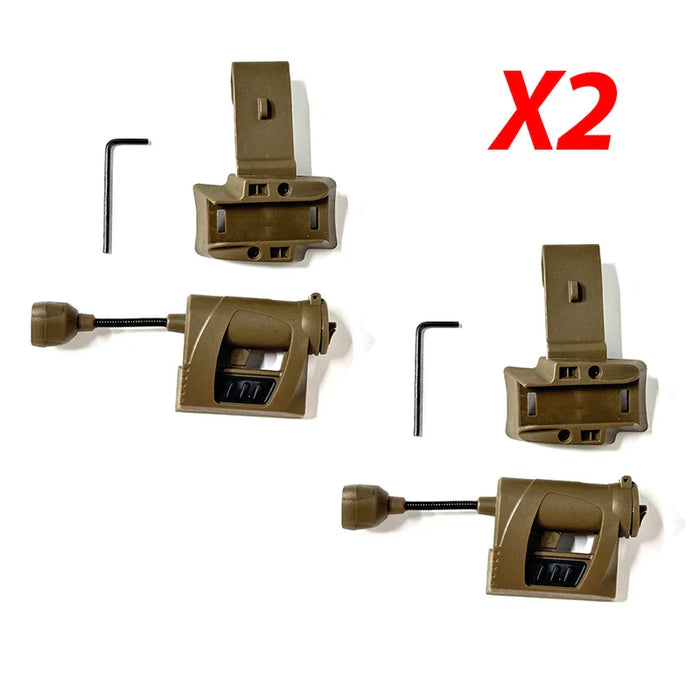 4 Mode Tactical Helmet Light With Ir Laser