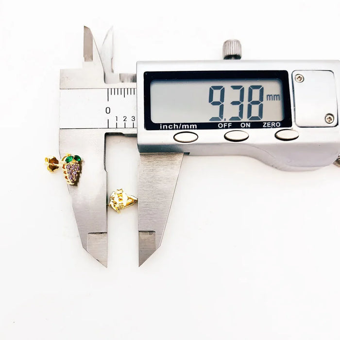 925 Sterling Silver Grape Ear Studs For Women Summer 2022 Gift