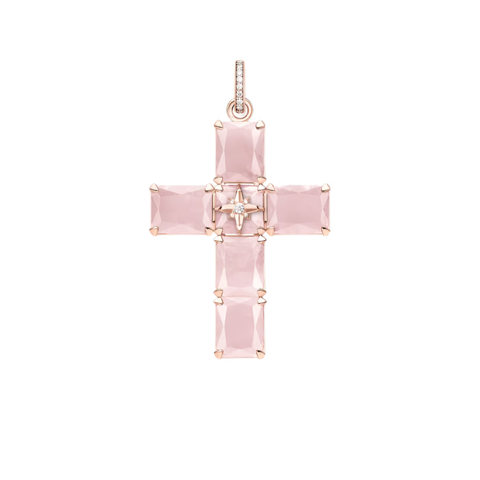 925 Sterling Silver H & Crafted Filigree Star Cross Pendant Gift For Women