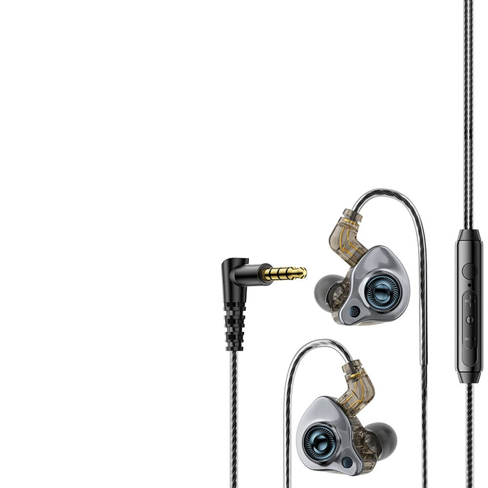 Usb Type C 3.5Mm Game Wired Earphones In Ear Hifi Headphones Bass Stereo Game Music Earplugs Noice Cancelling Headset