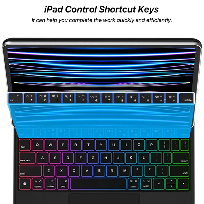Backlit Touchpad Keyboard For Ipad Pro 11 Air 4 5 10.9 Compatible With Ipad Wireless Bluetooth Case Included