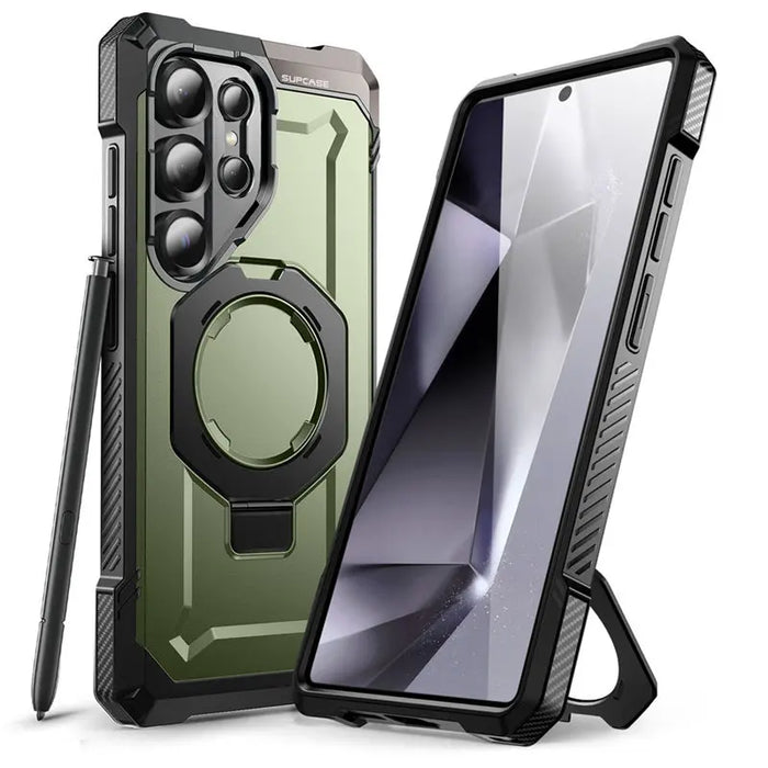 For Samsung Galaxy S25 6.9 Inch Ultra Heavy Duty Magnetic Kickstand Case