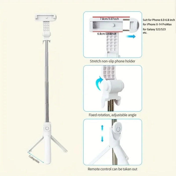 Automatic Tripod With Phone Holder For Travel Photography