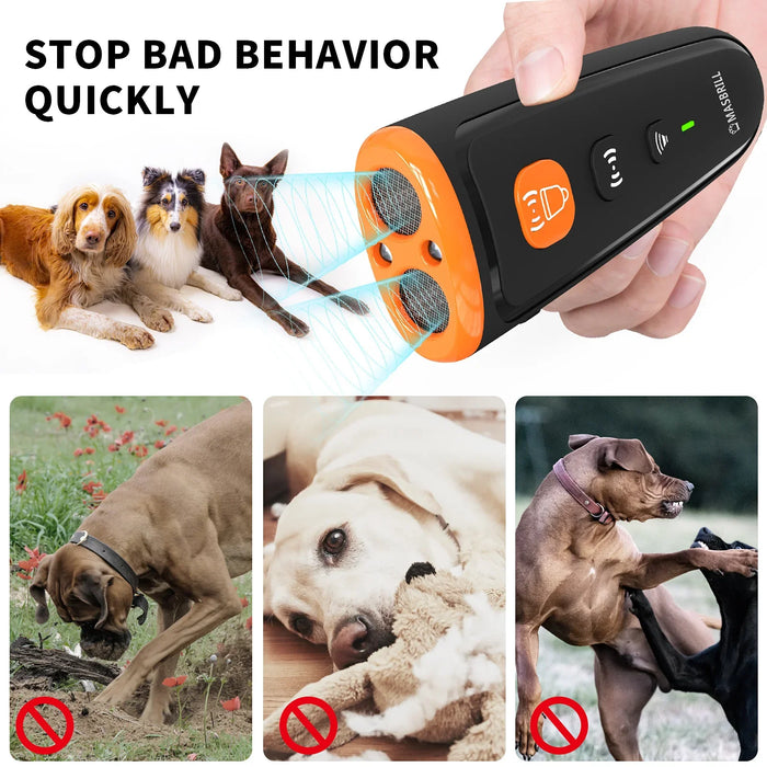 Rechargeable Anti Barking Device Safe Training Tool Effective For All Breeds
